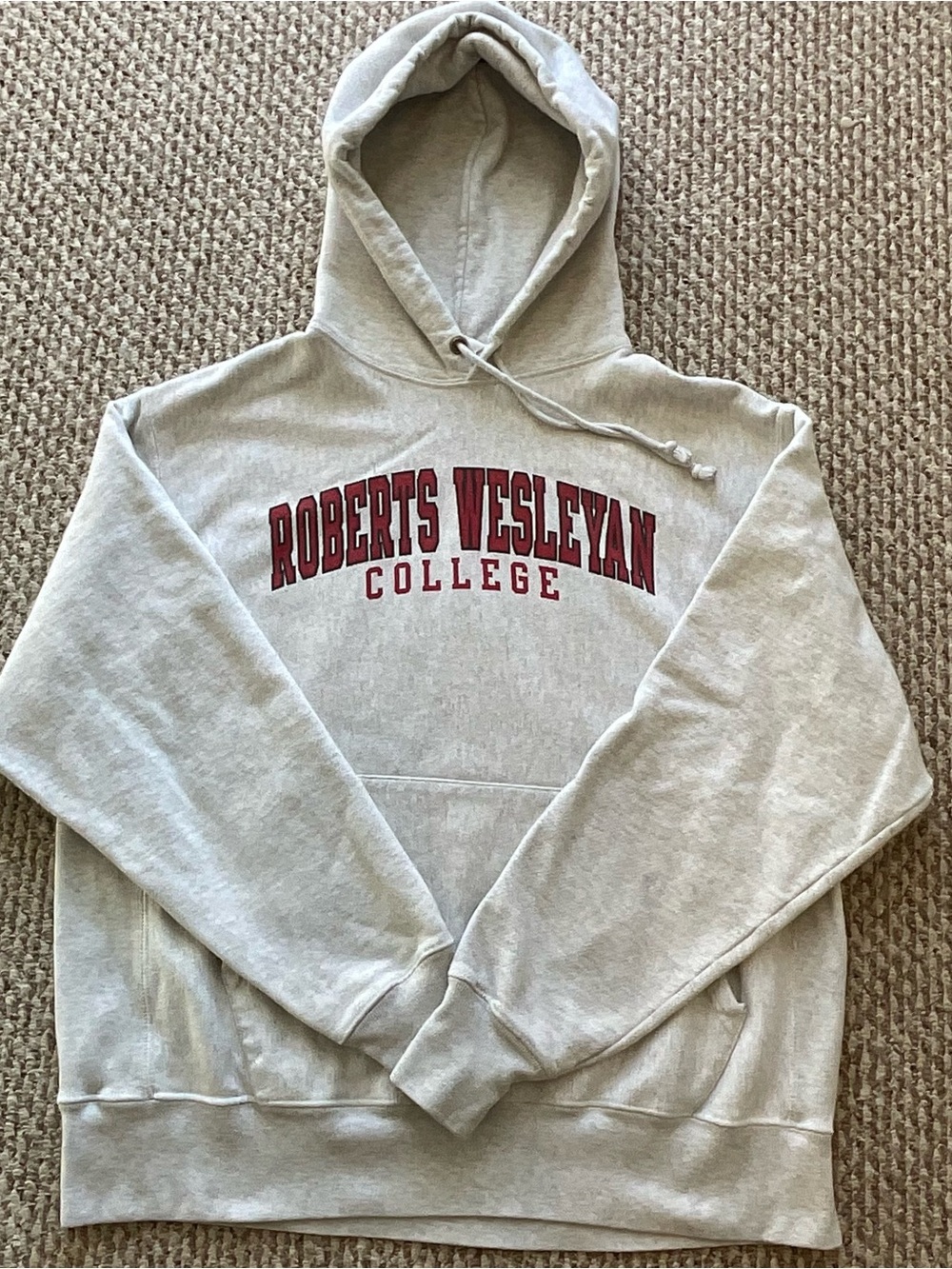 VINTAGE/CLASSIC Champion Brand Robert’s Wesleyan College Men’s Hoodie